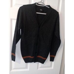 Harry Potter Wizarding World Lambswool Gray Sweater Scotland Size XS Button Up
